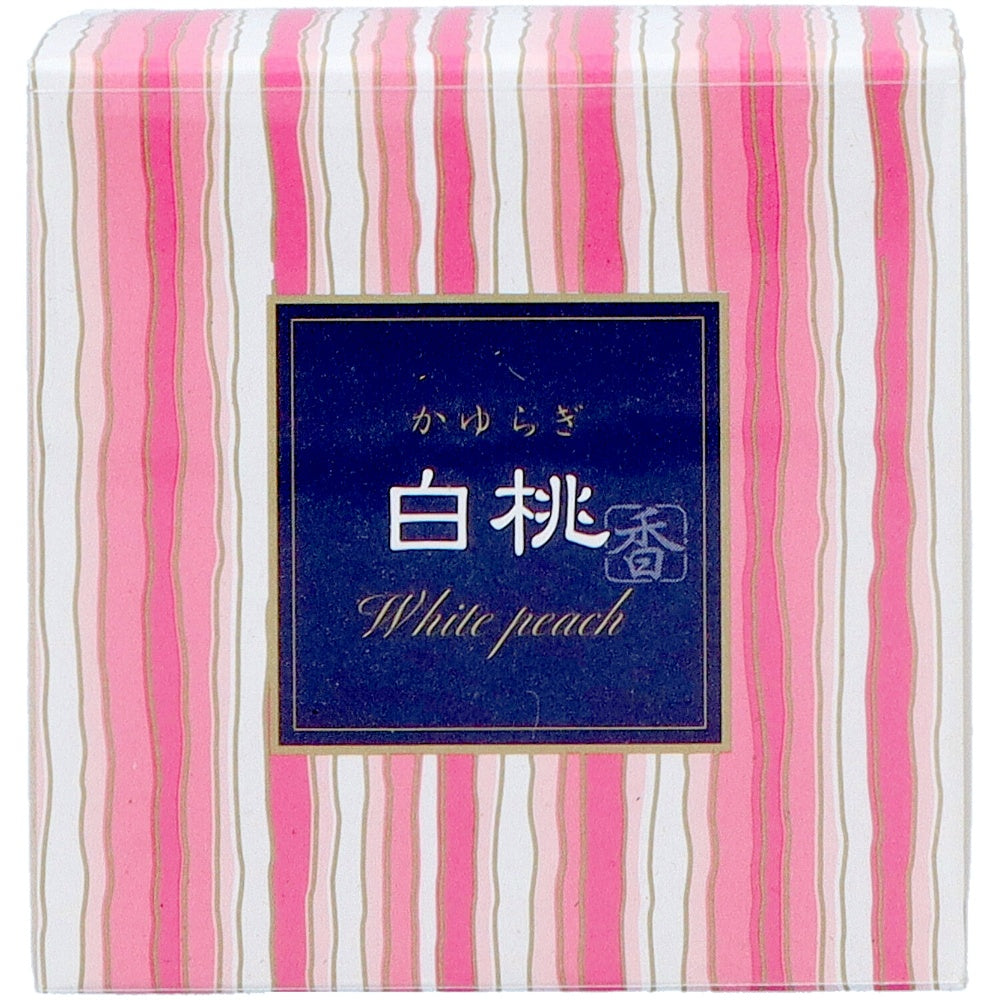 日本香堂 かゆらぎ 白桃 コーン 12個入 香立付 2個セット まとめ売り