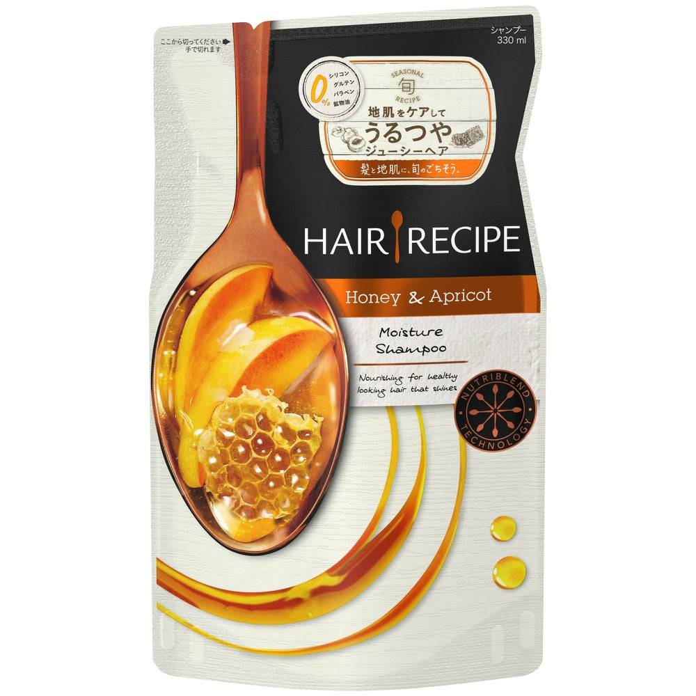 ヘアレシピ ハニーアプリコット エンリッチモイスチャーレシピ シャンプー 詰め替え 9個セット まとめ売り