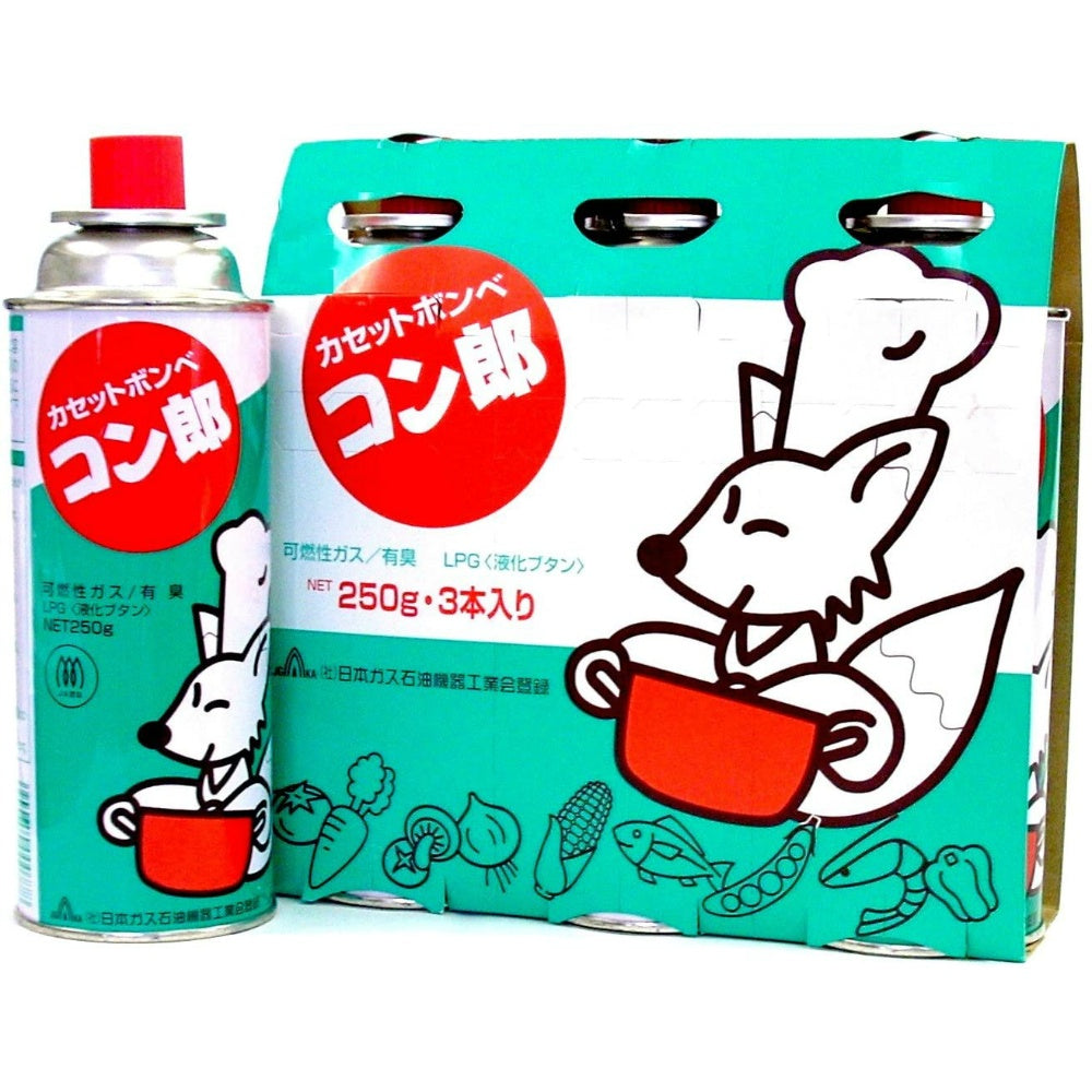 カセットボンベ コン郎 3P 2個セット まとめ売り
