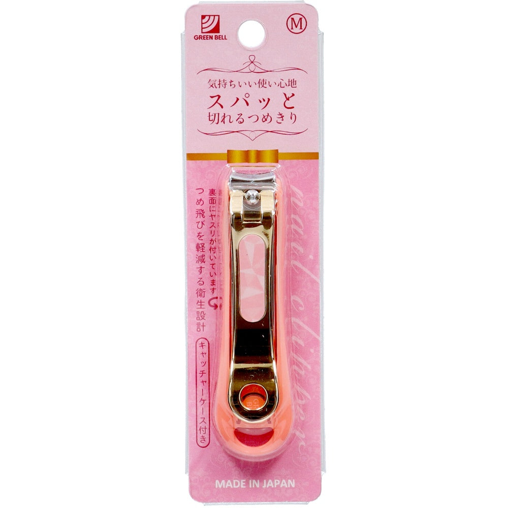 グリーンベル 匠の技 ゴールド爪切り M ピンク (NC-135) 9個セット まとめ売り