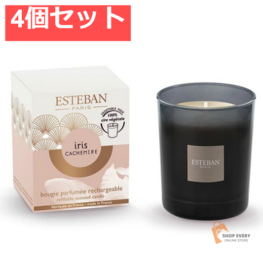 エステバン イリスカシミア キャンドル 4個セット まとめ売り