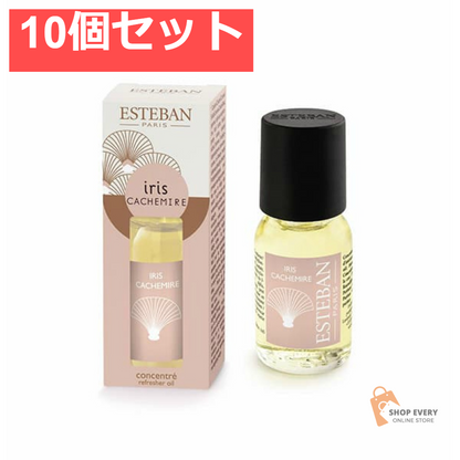 エステバン イリスカシミア インテリアフレグランスオイル 15ml 10個セット まとめ売り