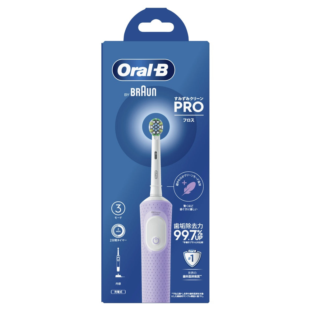 ブラウン オーラルB すみずみクリーン PRO フロス 電動歯ブラシ 本体 1本入 6個セット まとめ売り