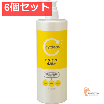 サイクリア ビタミンC 酵素化粧水 500ml 6個セット まとめ売り