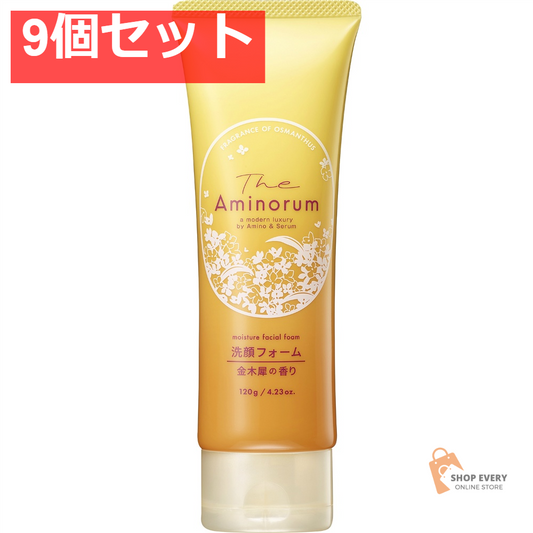 ジ アミノラム プレミアム 洗顔フォーム 金木犀 120g 9個セット まとめ売り