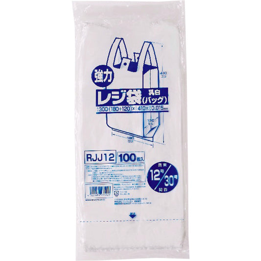 ジャパックス RJJ-12 レジ袋 レギュラー 西日本30号 100枚入