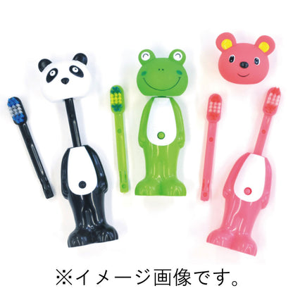バウンスアップ歯ブラシ 替えブラシ付き パンダ 1本+1本 2個セット まとめ売り