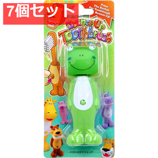 バウンスアップ 歯ブラシ カエル 1本入 7個セット まとめ売り