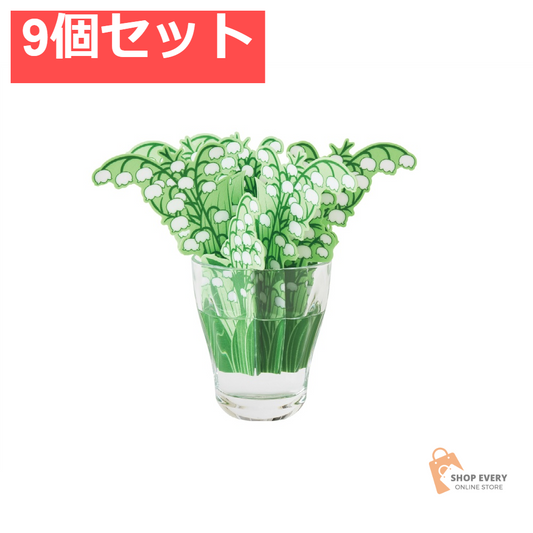 エレク どこでもモイスチャー すずらん 自然気化式加湿器 9個セット まとめ売り