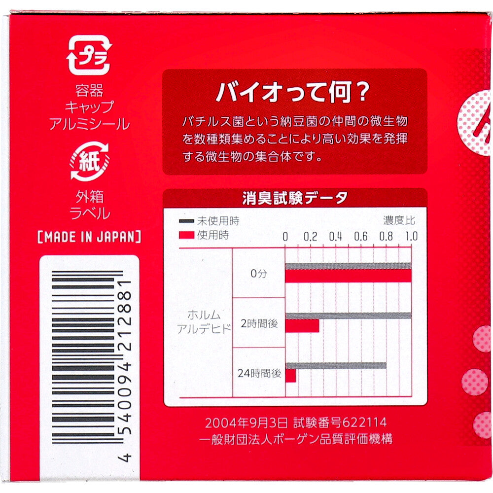 ニオイのち晴れ ホルムアルデヒド臭対策 ゲルタイプ 150g 4個セット まとめ売り