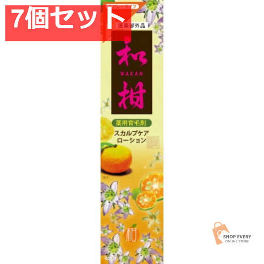 三和通商 薬用 和柑 スカルプケアローション 育毛剤 スプレータイプ 120ml 医薬部外品 7個セット まとめ売り