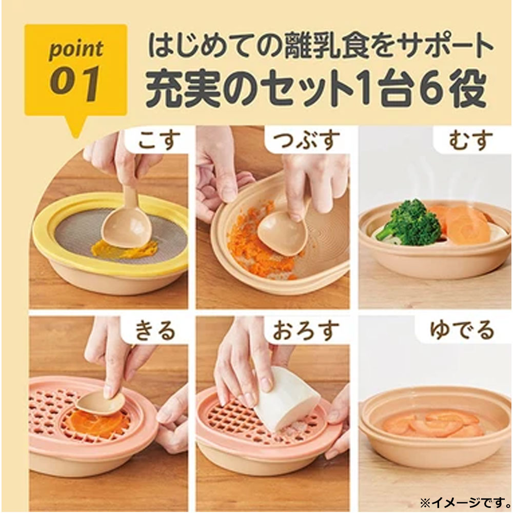 エジソンママ ママごはんつくって 離乳食作りから長～く使える調理セット 1セット 10個セット まとめ売り
