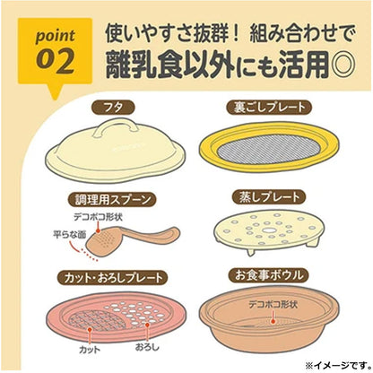 エジソンママ ママごはんつくって 離乳食作りから長～く使える調理セット 1セット 8個セット まとめ売り
