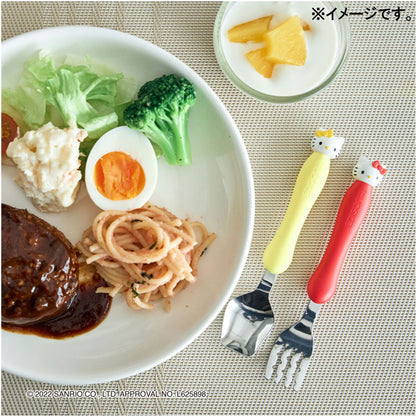 3個セット エジソンママ フォーク＆スプーンケース付ハローキティ
