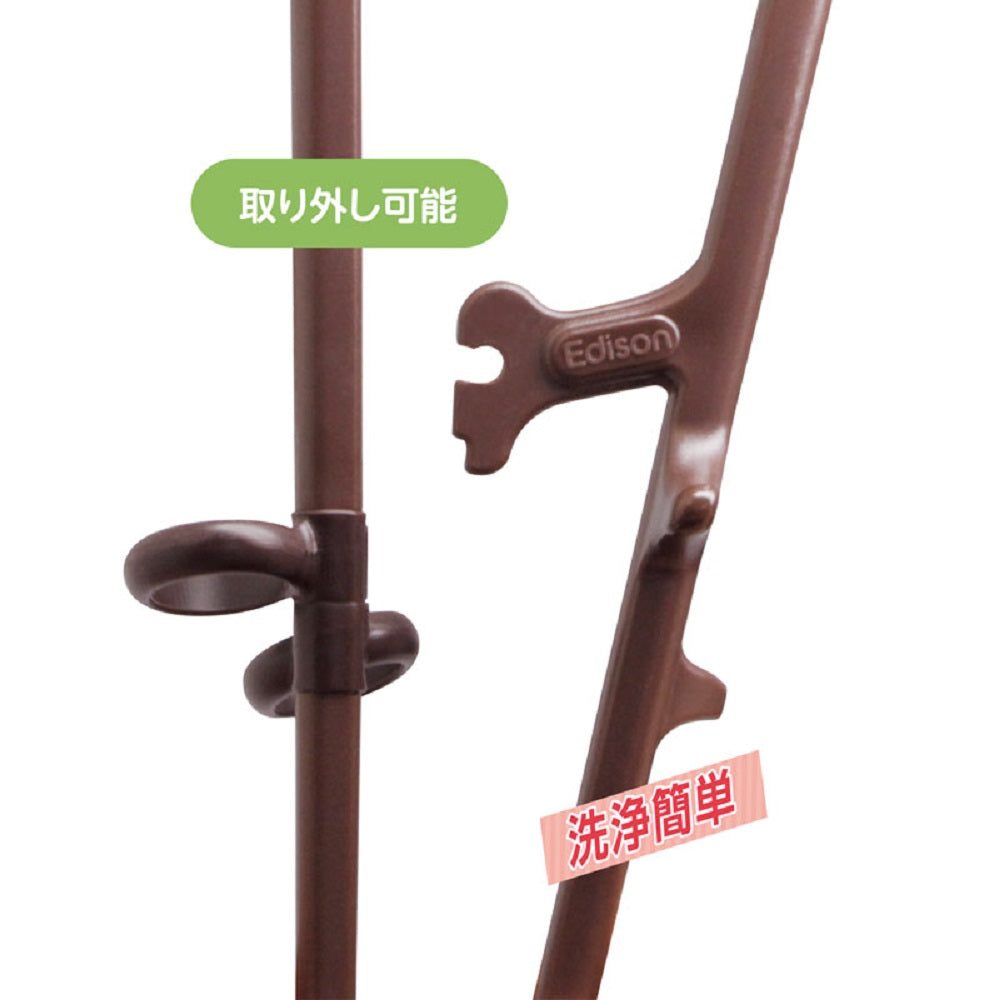 7個セット エジソンのお箸3 ダークブラウン 右手用