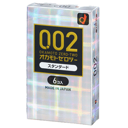 オカモトゼロツー 0.02 スタンダード コンドーム 6個入 2個セット まとめ売り