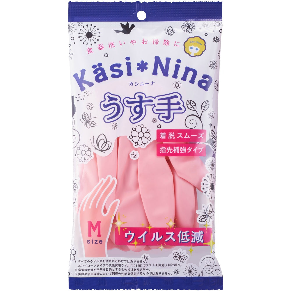 オカモト カシニーナ 薄手 フラミンゴピンク Mサイズ 1双入