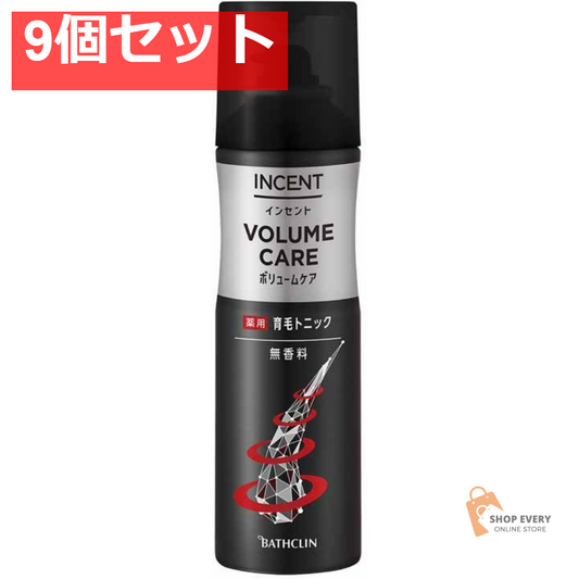 インセント 薬用育毛トニック ボリュームケア 190g 9個セット まとめ売り