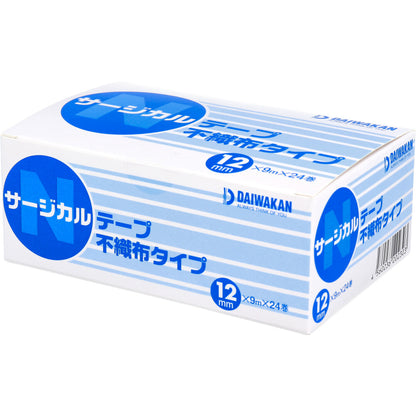 サージカルテープ 不織布タイプ 12mm×9m×24巻入