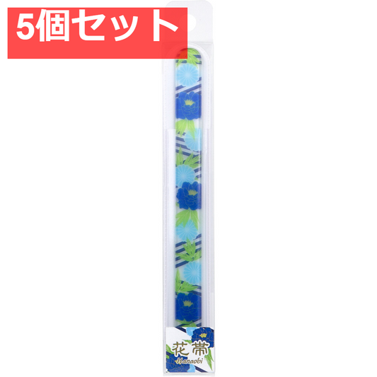 チェコ製ガラス爪やすり ?和? 花帯(Hanaobi) 1個入 5個セット まとめ売り