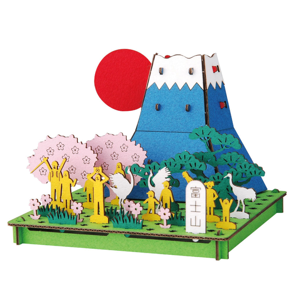 hacomo PUSUPUSU 富士山 ダンボール工作キット 2個セット まとめ売り