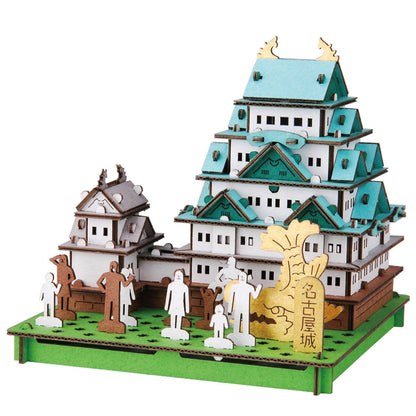 hacomo PUSUPUSU 名古屋城 ダンボール工作キット 7個セット まとめ売り