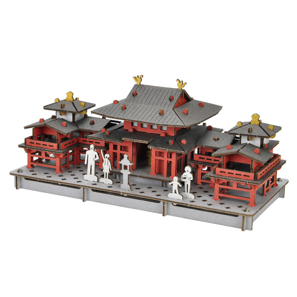 hacomo PUSUPUSU 平等院鳳凰堂 ダンボール工作キット 6個セット まとめ売り
