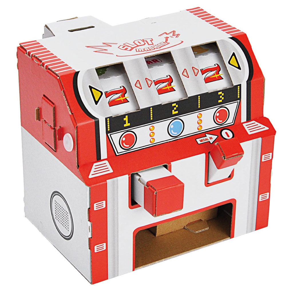 hacomo WOW ダンボールで遊ぼう！ スロットマシーン ダンボール工作キット 10個セット まとめ売り