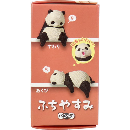フィギュア ふちやすみパンダ 1個入 3個セット まとめ売り