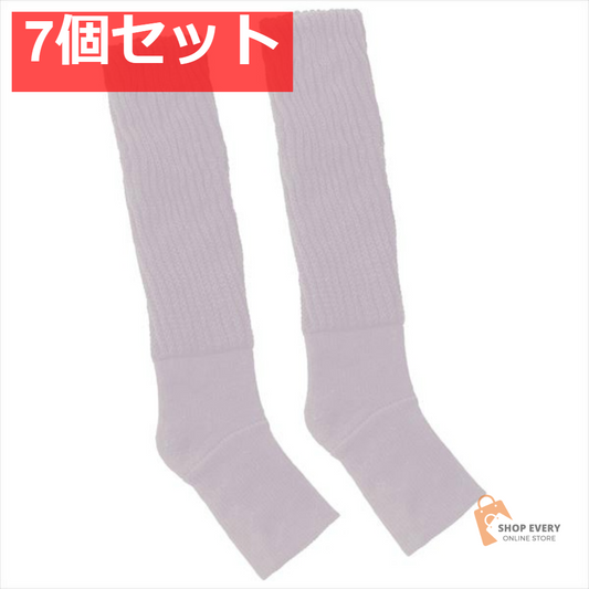 ミセラ 湯たんぽみたいなあったかナイトソックス ラベンダー 7個セット まとめ売り