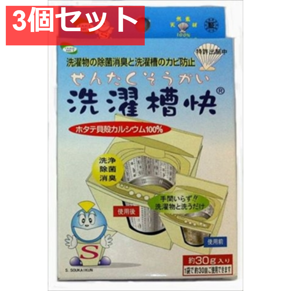 洗濯槽快 30G 3個セット まとめ売り