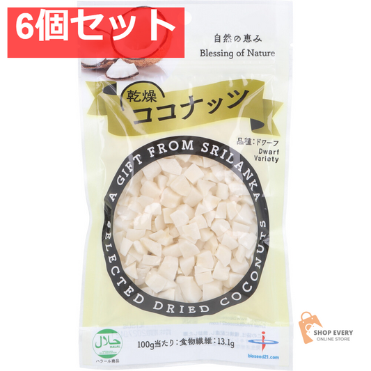 乾燥ココナッツ ドワーフ種 90g 6個セット まとめ売り