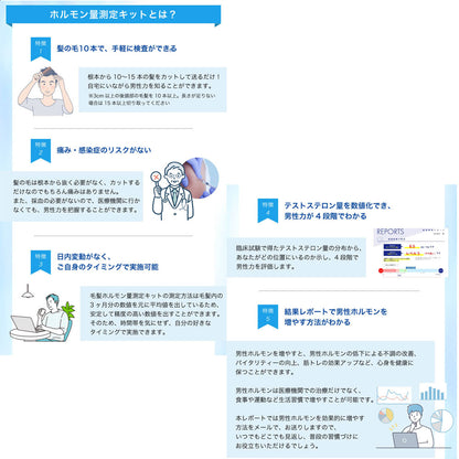郵送検査キット テストステロン 6個セット まとめ売り