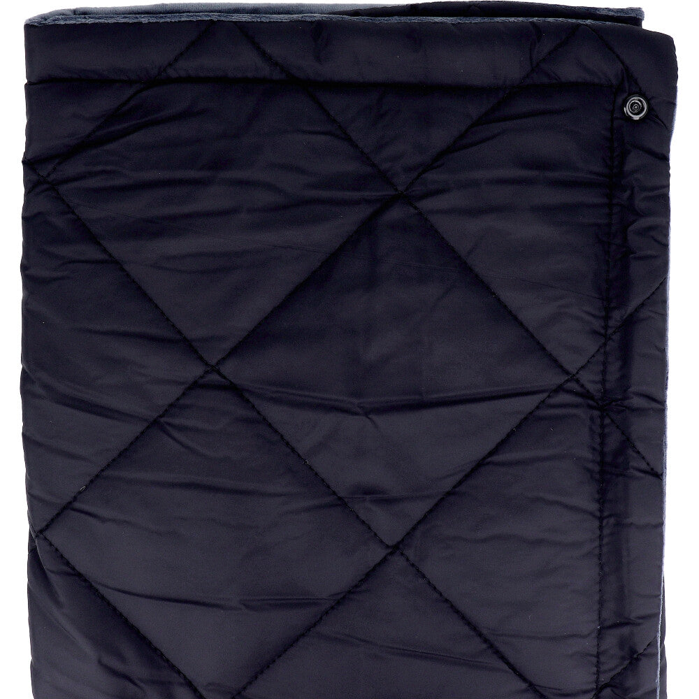 hokotto マイクロファイバー4WAYブランケット アルミ入 約80×125cm ブラック×スモーキーグレー 4個セット まとめ売り