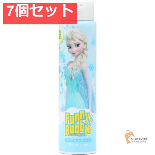 ファニーバブル ディズニー アナと雪の女王 エルサ ボディーソープ ホワイトティー 100g 7個セット まとめ売り