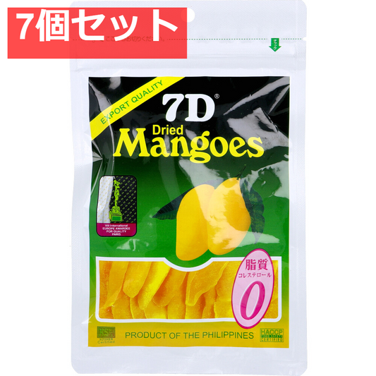 7D(セブンディー) ドライマンゴー 60g 7個セット まとめ売り