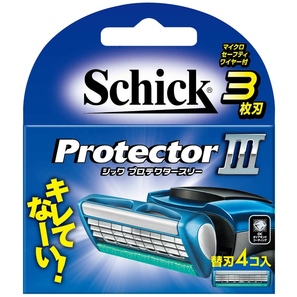 シック プロテクタースリー 替刃 4個入 3個セット まとめ売り