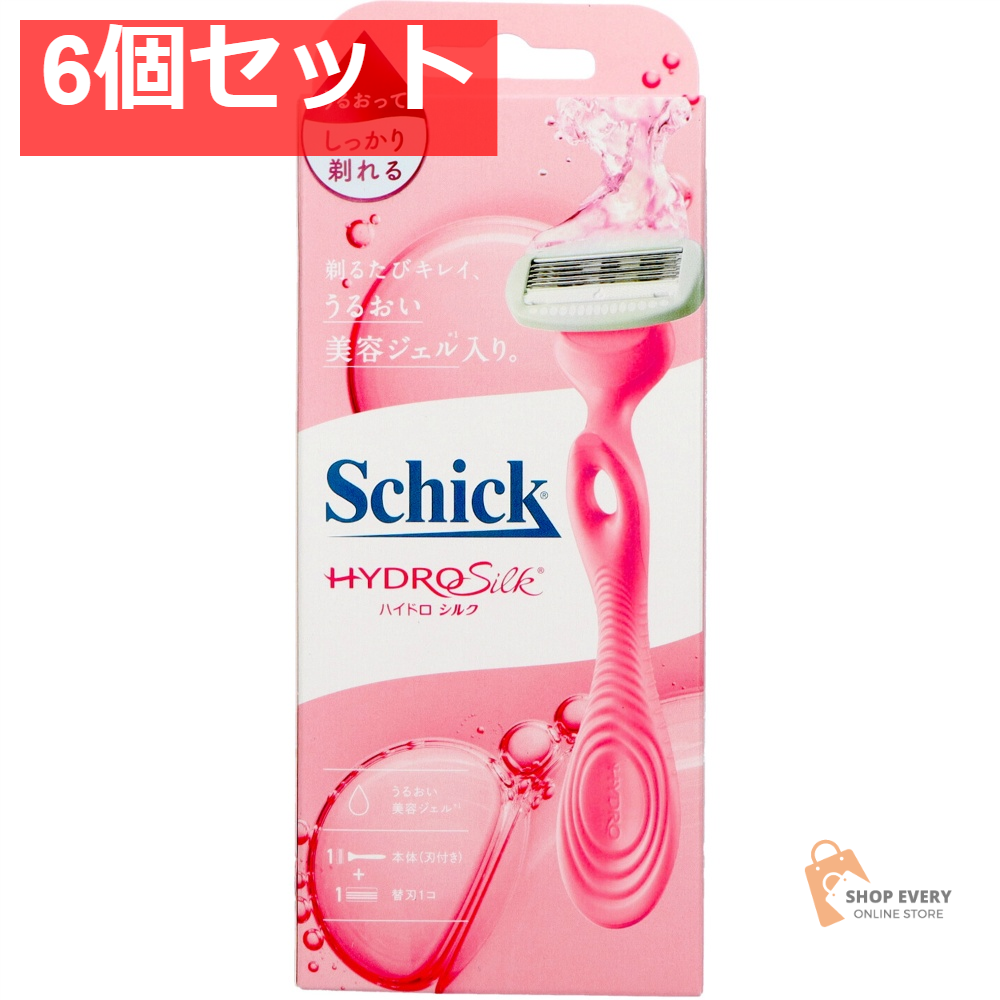 シック ハイドロシルク ホルダー（刃付き＋替刃1コ） 6個セット まとめ売り