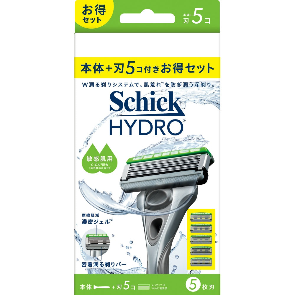 シック ハイドロ 敏感肌 コンボパック（本体＋替刃5コ） 7個セット まとめ売り