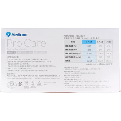 プロケア イヤーループマスク レギュラーサイズ ホワイト 50枚入 2個セット まとめ売り