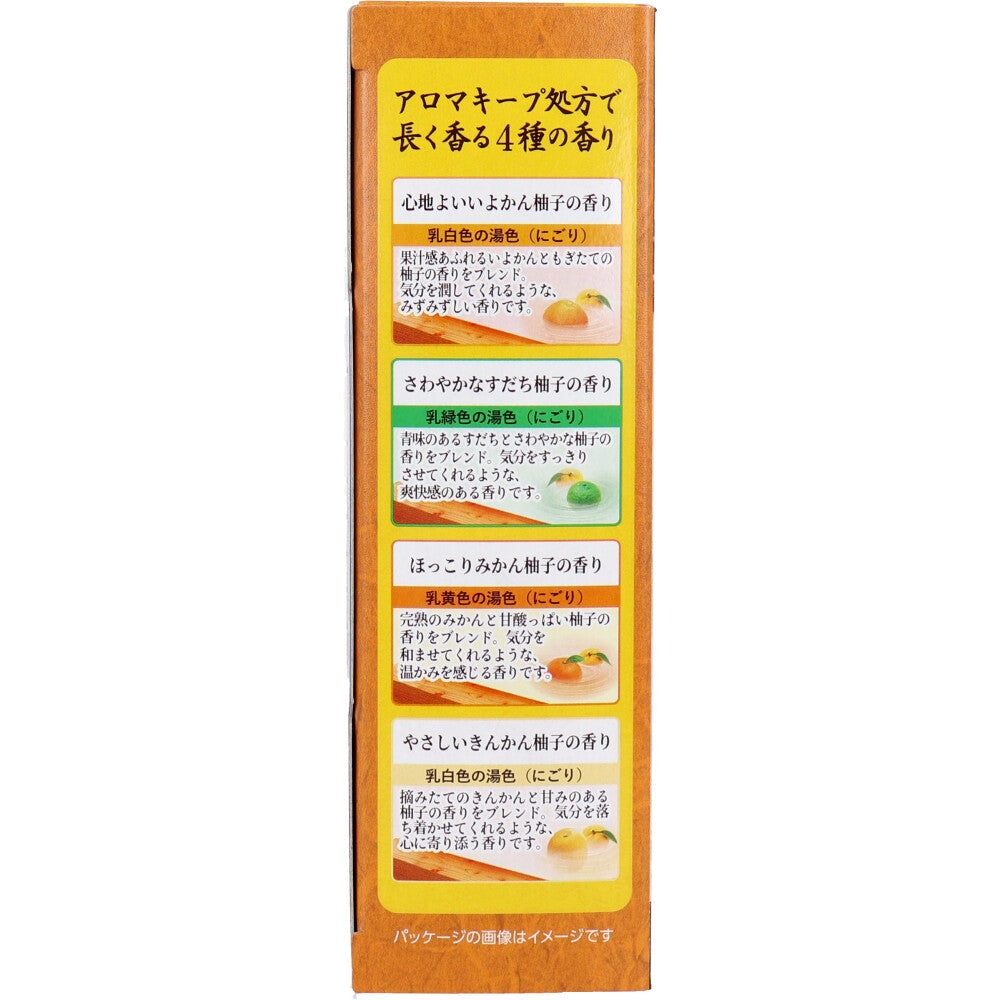 6個セット 温泡 贅沢とろりにごり浴 柑橘 12錠入