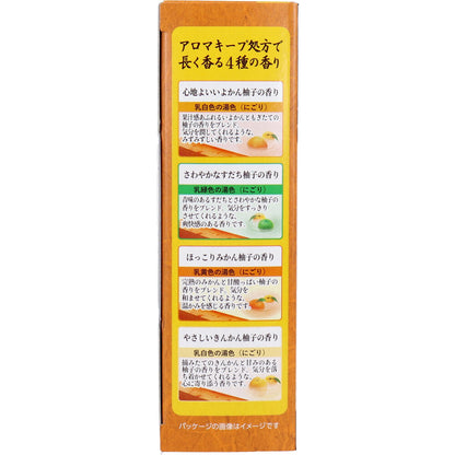 6個セット 温泡 贅沢とろりにごり浴 柑橘 12錠入