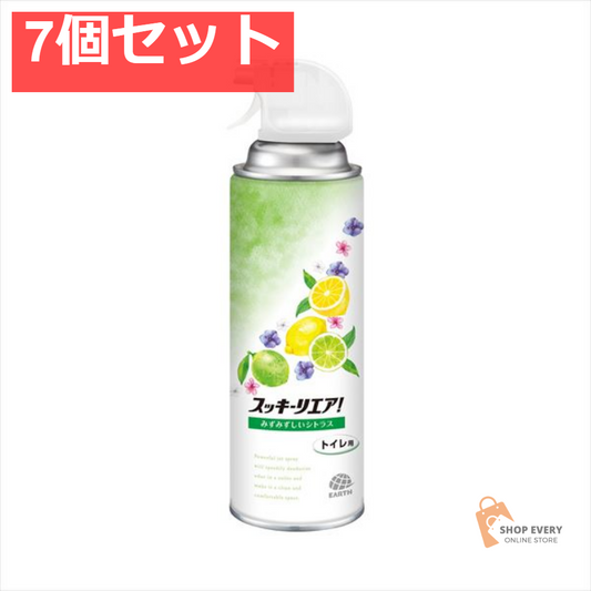 スッキーリエア トイレ用シトラス 350ML 7個セット まとめ売り