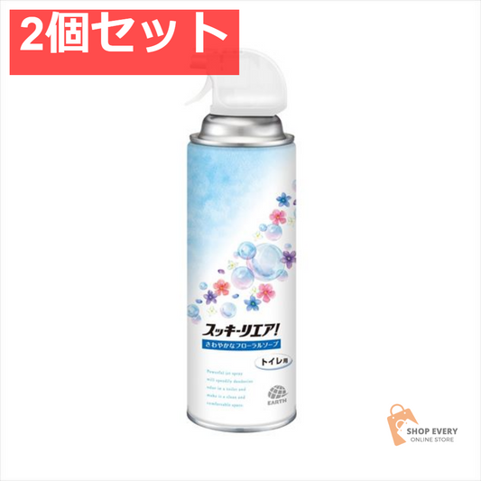 スッキーリエア トイレ用フローラルソープ 350ML 2個セット まとめ売り