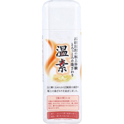 アルカリ温泉成分 温素 入浴剤 白華の湯 硫黄の香り 600g入 8個セット まとめ売り