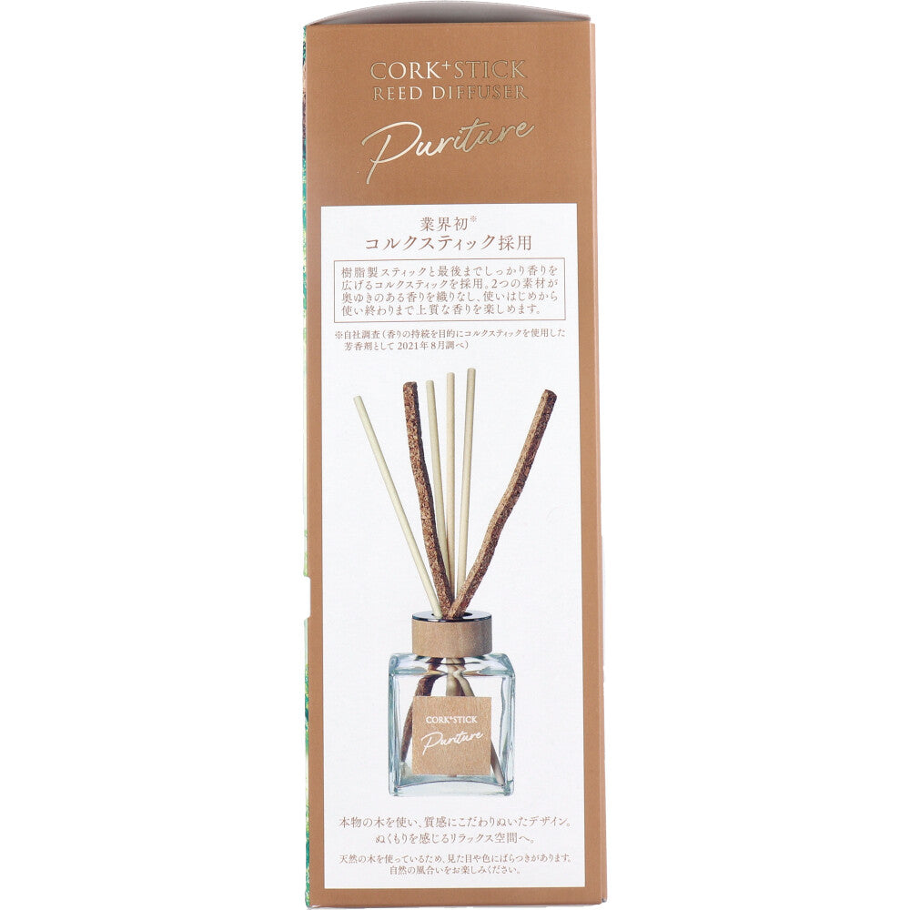2個セット Sukki-ri！ CORK+STICK REED DIFFUSER Puriture 木漏れ日の中で 100mL