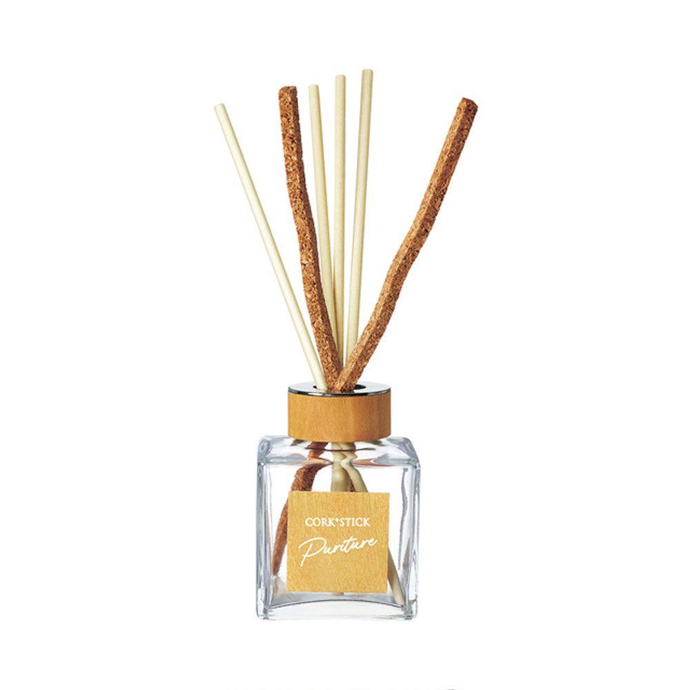 2個セット Sukki-ri！ CORK+STICK REED DIFFUSER Puriture 木漏れ日の中で 100mL