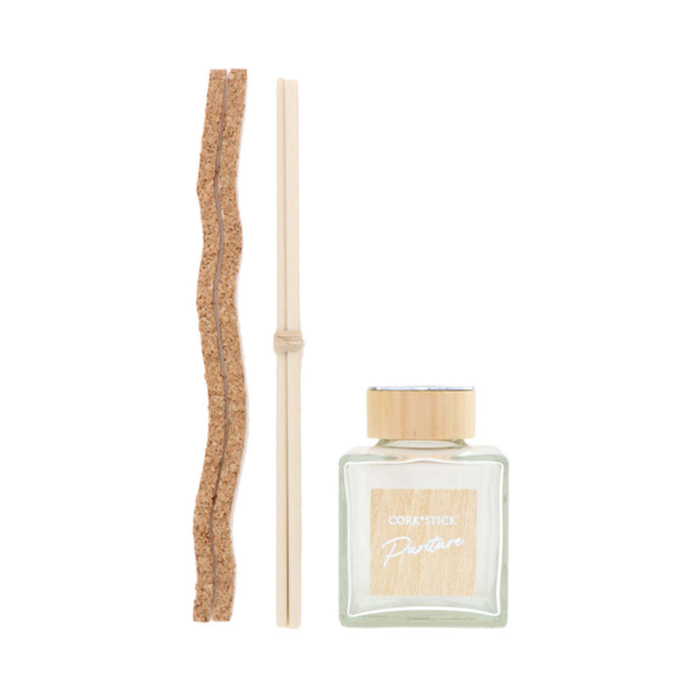 5個セット Sukki-ri！ CORK+STICK REED DIFFUSER Puriture 木漏れ日の中で 100mL