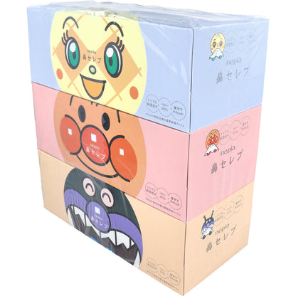 ネピア アンパンマン鼻セレブティシュ 360枚(180組)×3個 10個セット まとめ売り