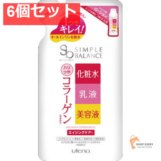 ウテナ シンプルバランス ハリつやローション つめかえ用 200mL 6個セット まとめ売り